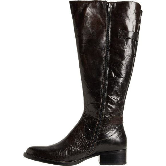 NEW Born Gibb High Shaft Boots Leather Wide Calf 2510 7S4 - Picture 4 of 6